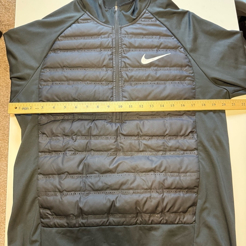 NIKE AEROLOFT GOOSE DOWN LONG SLEEVE HALF ZIP UP RUNNING TOP JACKET SIZE Large - Picture 11 of 14